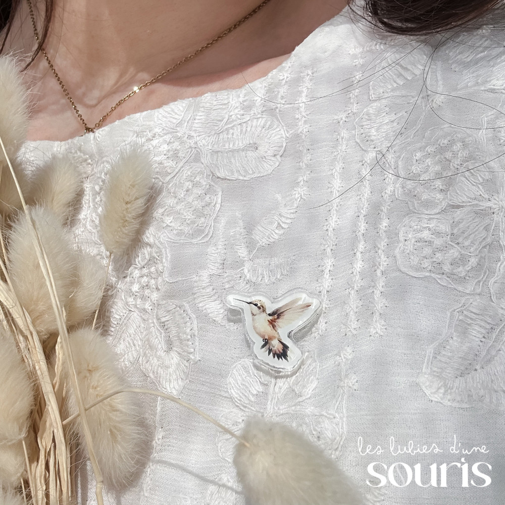 Pin’s Colibri – Porte-bonheur pour les mamans en parcours PMA 