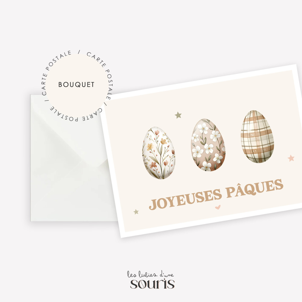 ★ PRINTEMPS | Carte postale | Oeufs