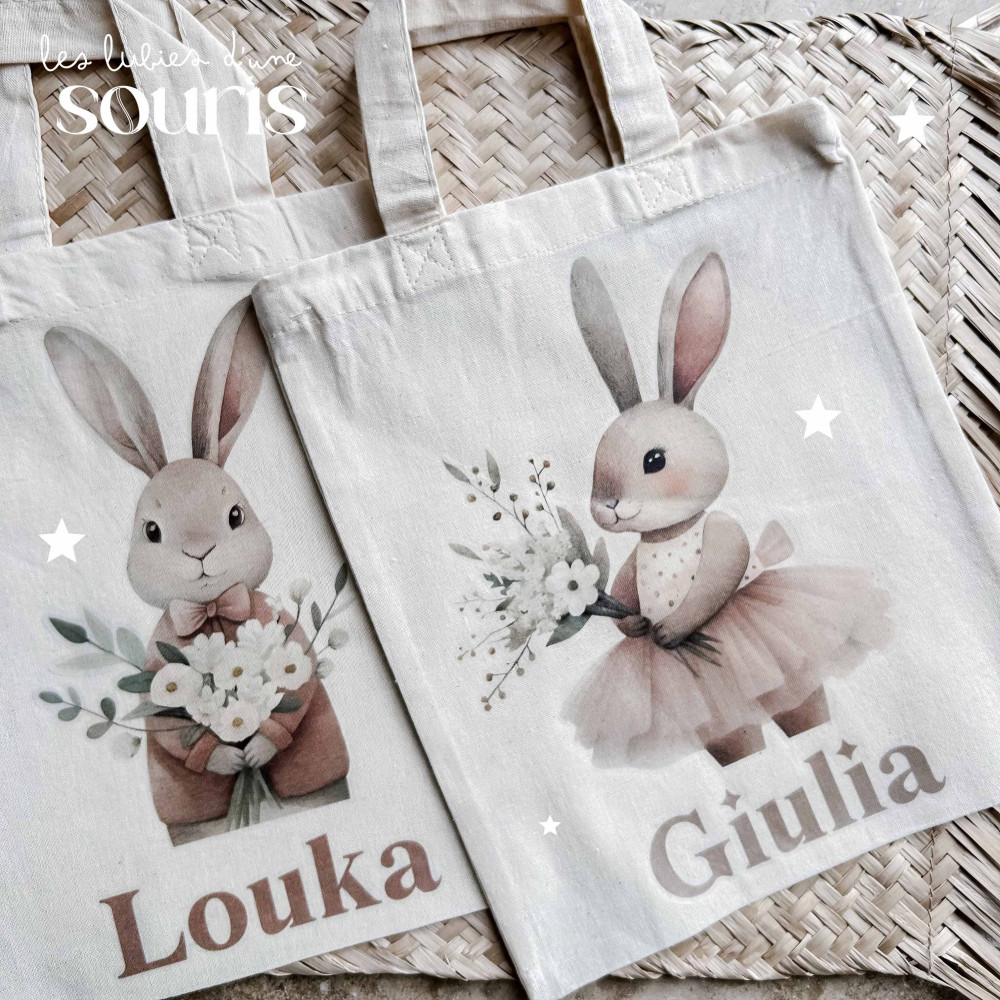 ★ PÂQUES | Sac de pâques personnalisé