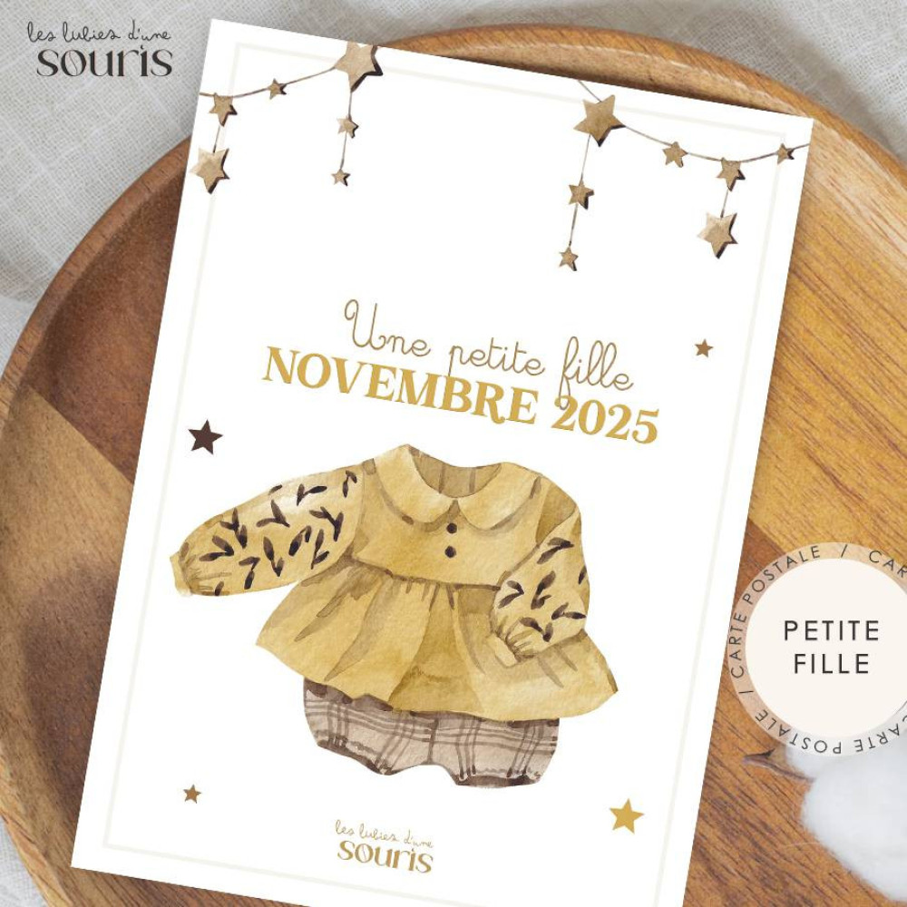 ★ Carte d’annonce – Petite fille