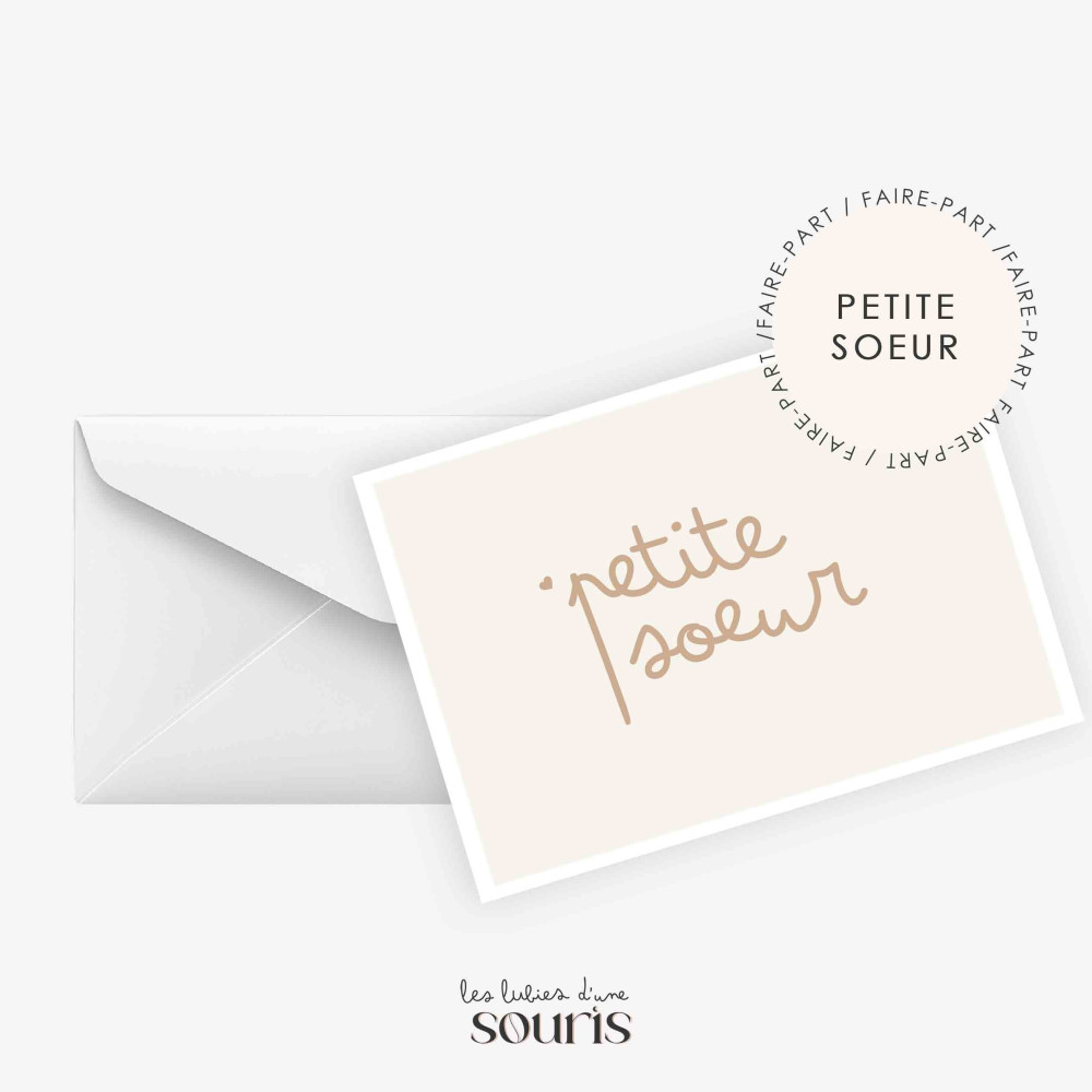 ★ Carte  – Petite soeur