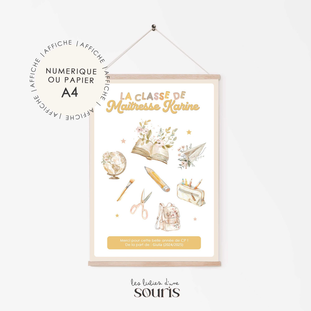 ★ Cadeau de fin d'année | La classe de Maitresse... 