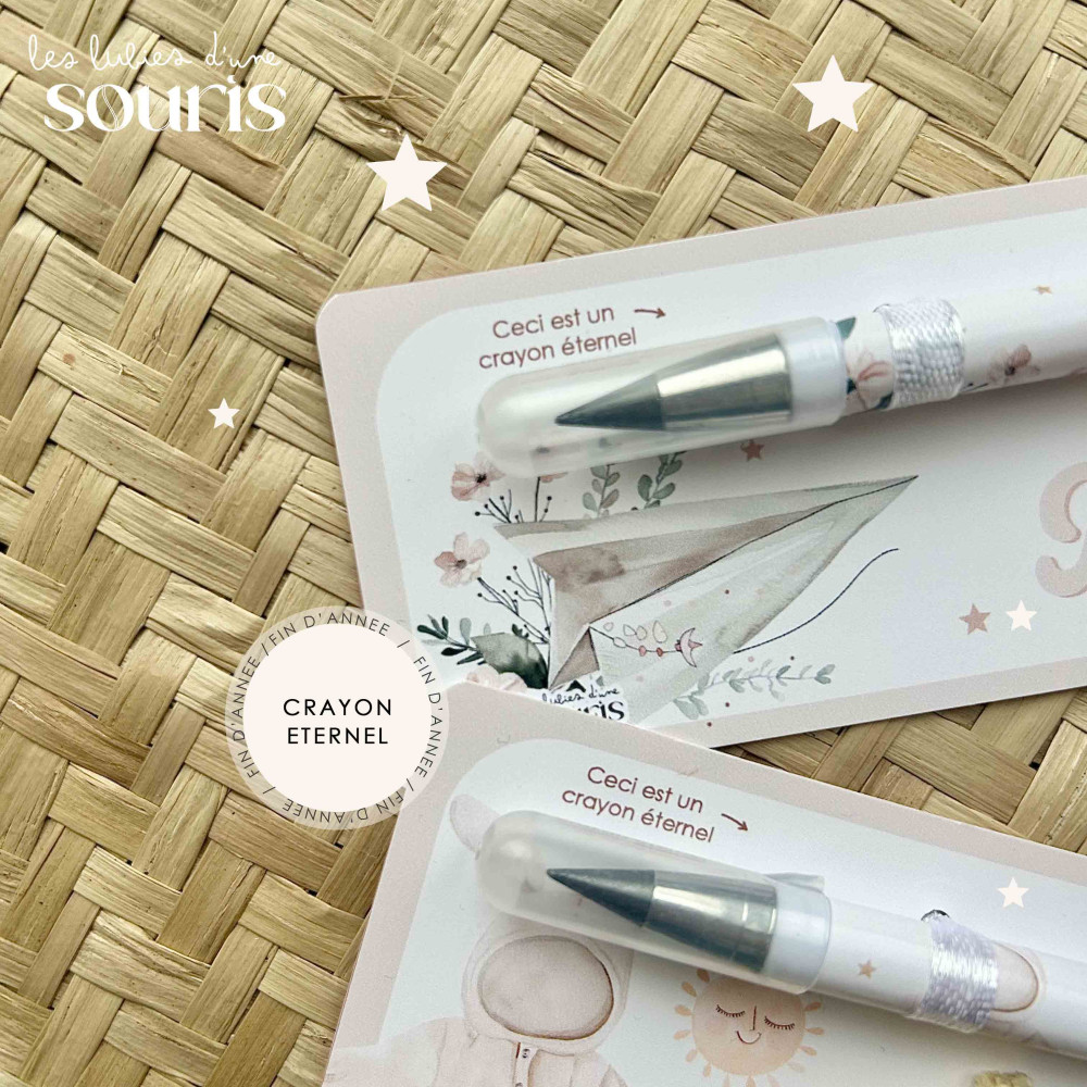 ★ Cadeau de fin d'année | Premiers mercis | Crayon éternel