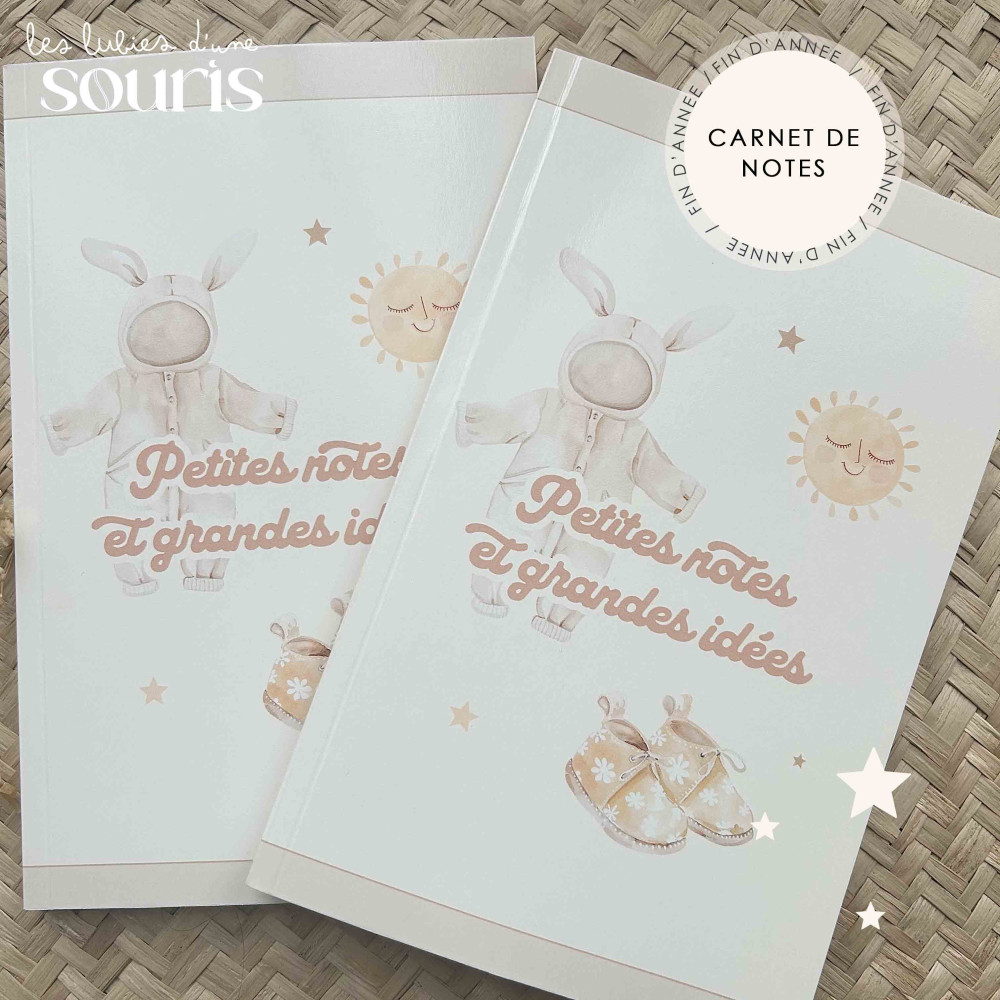 ★ Cadeau de fin d'année | Premiers mercis | Carnet de notes