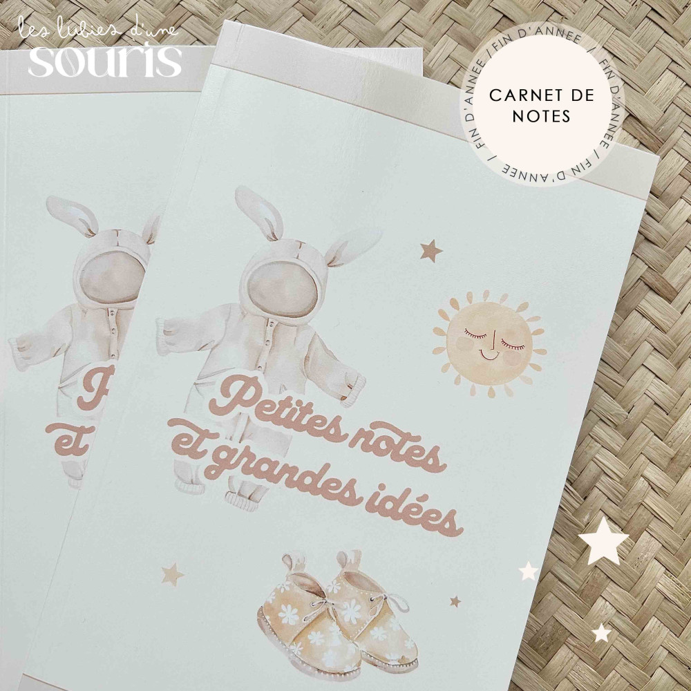 ★ Cadeau de fin d'année | Premiers mercis | Carnet de notes