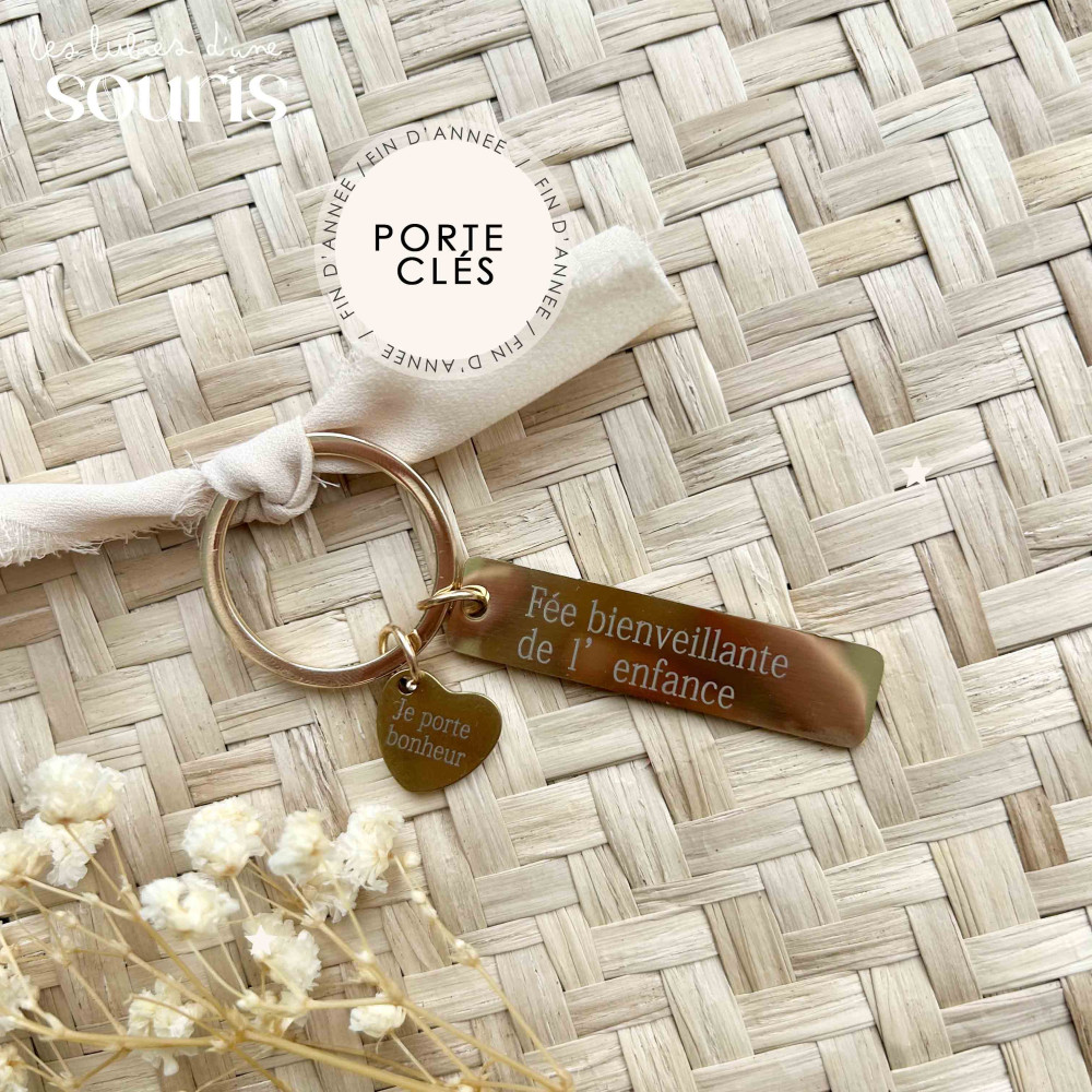 ★ Cadeau de fin d'année | Premiers mercis | Porte clé 