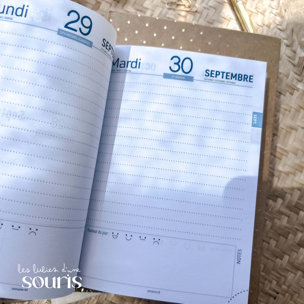 ★ Agenda scolaire personnalisé / 2025-2026