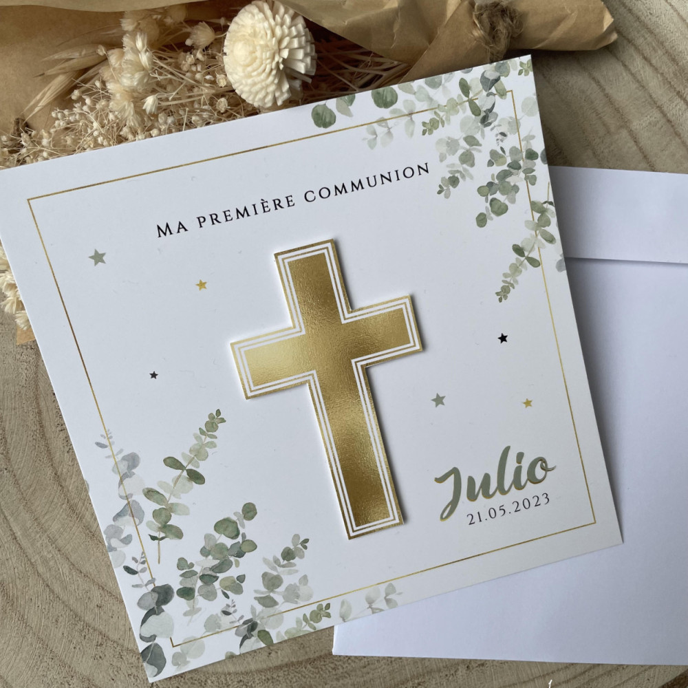 ★ Invitation & faire part | Format carré ou carte postale - avec RELIEF | Sur mesure