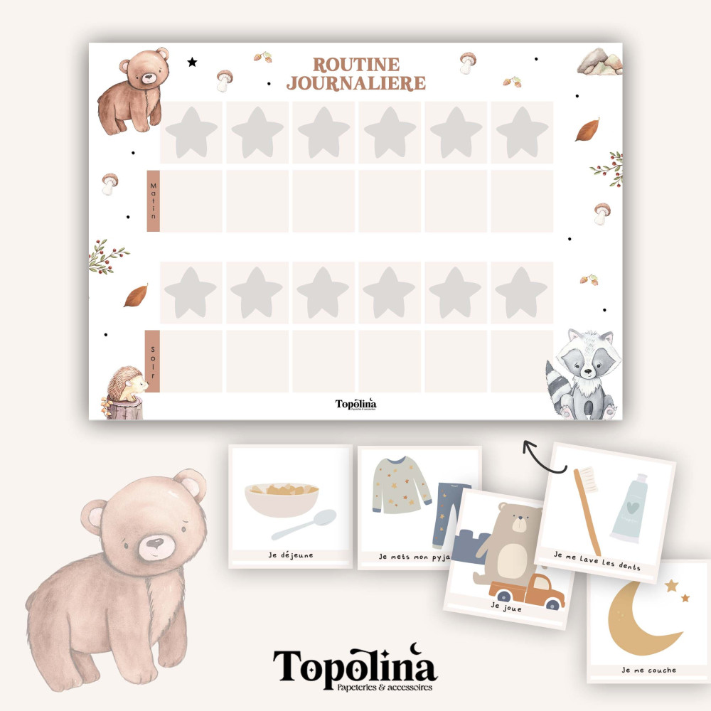 ★ Routine journalière / Forêt