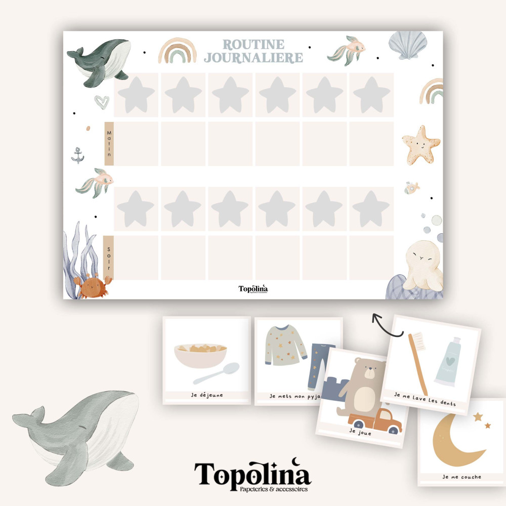 ★ Routine journalière / Sous l'océan