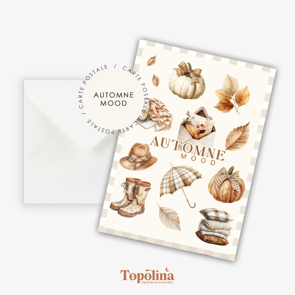 ★ AUTOMNE | Carte postale | Automne mood
