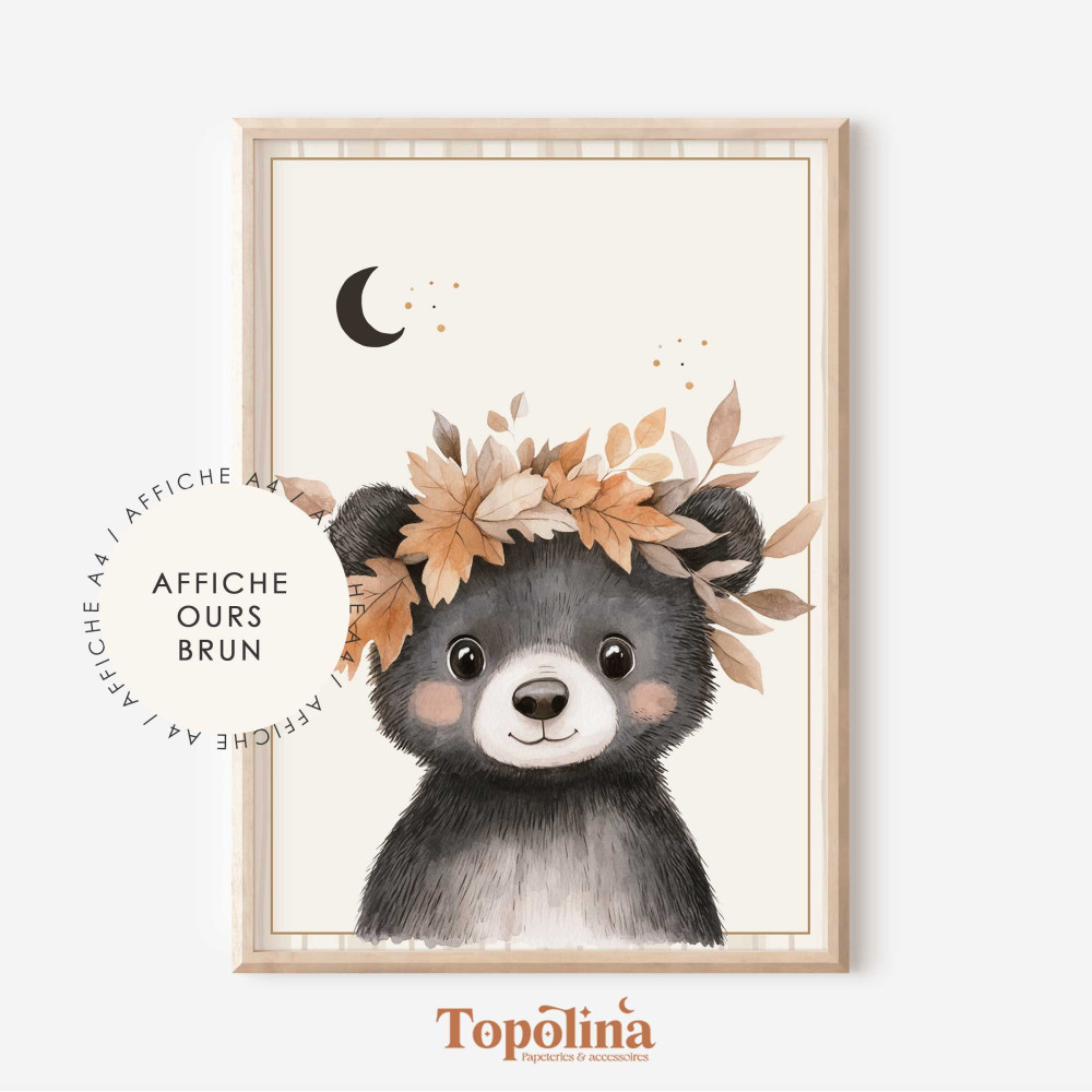 ★ Affiche | Ours brun