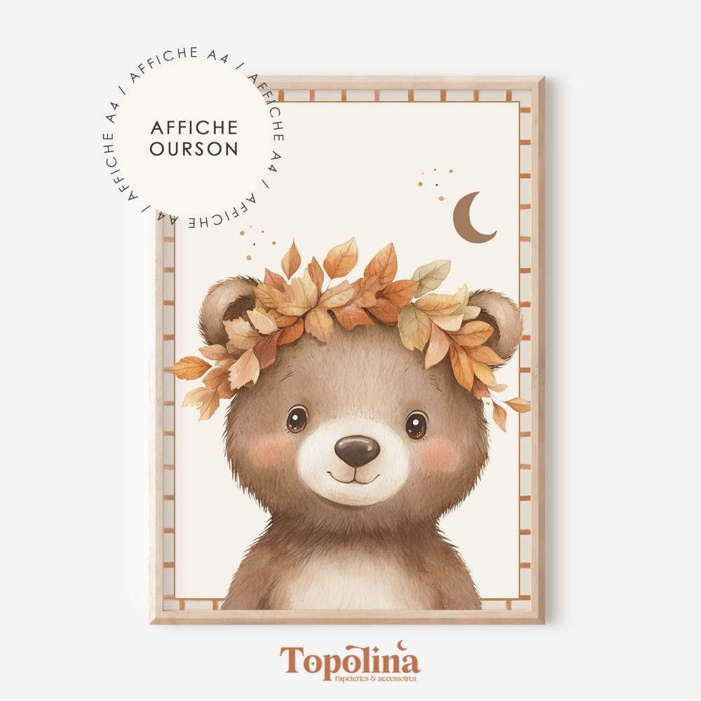 ★ Affiche | Ourson