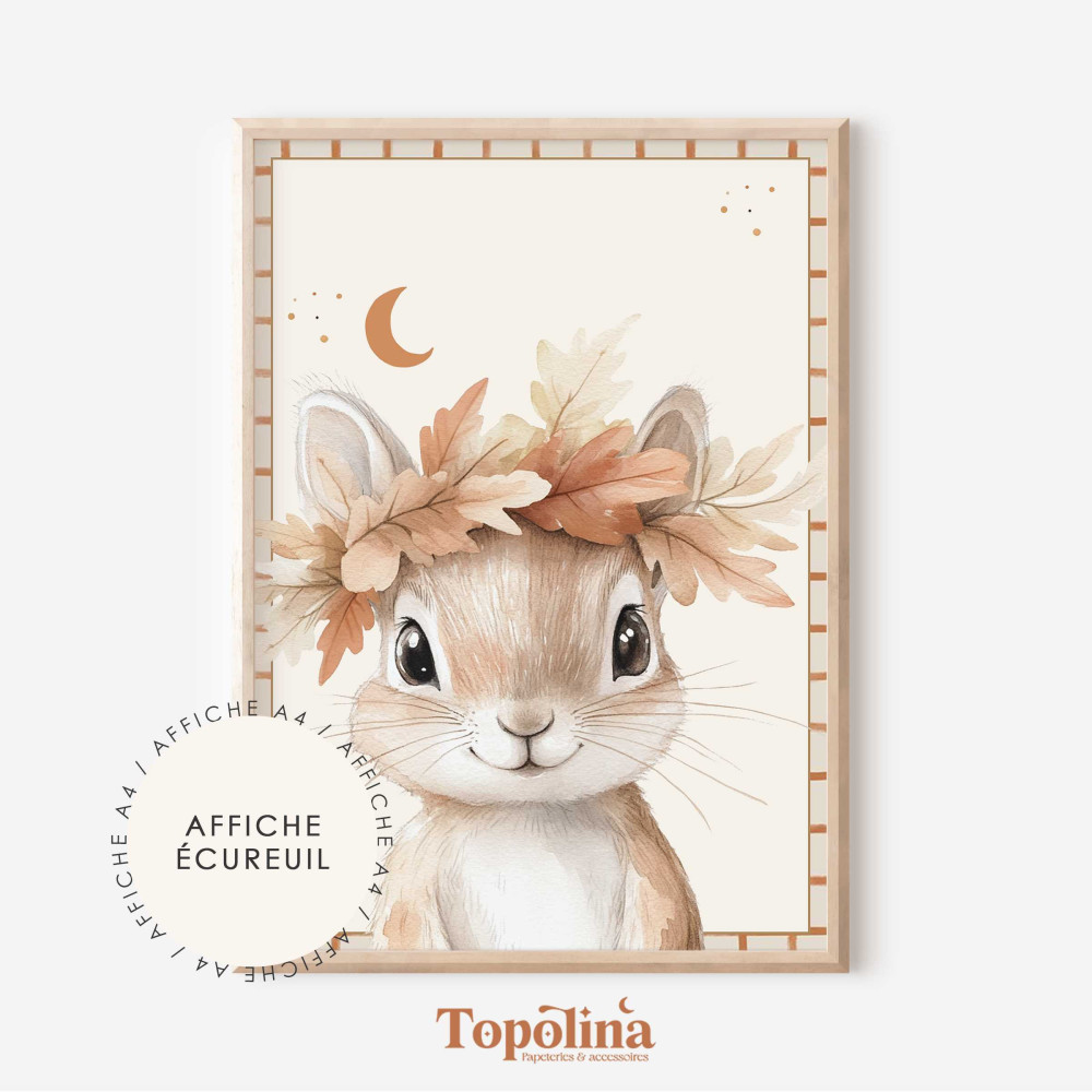 ★ Affiche | Écureuil