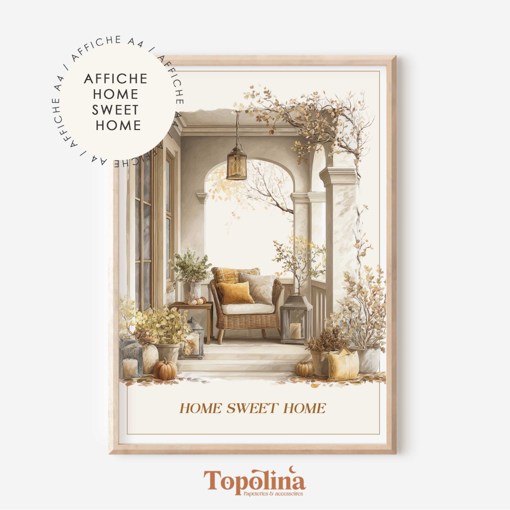 ★ Affiche | Home sweet home