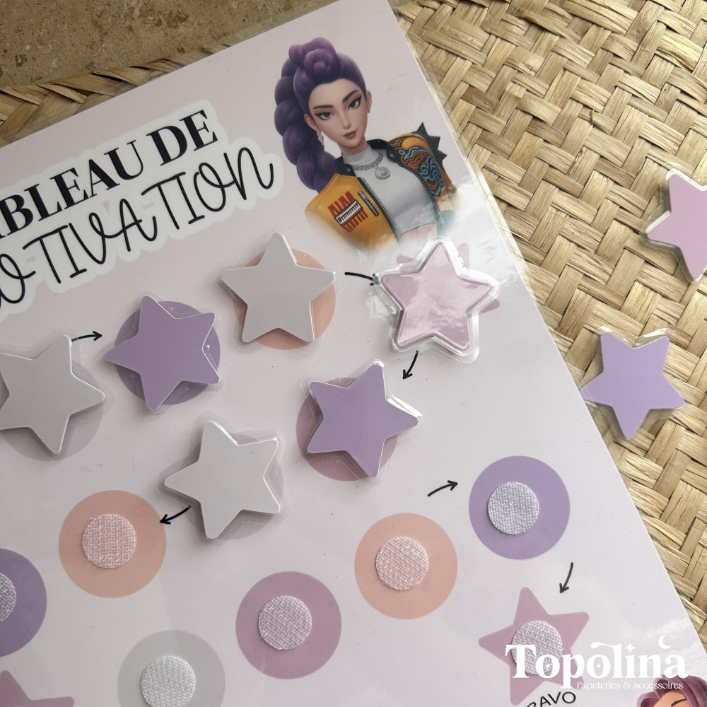 ★ Tableau de Motivation pour Enfant | K-Pop Demon Hunters