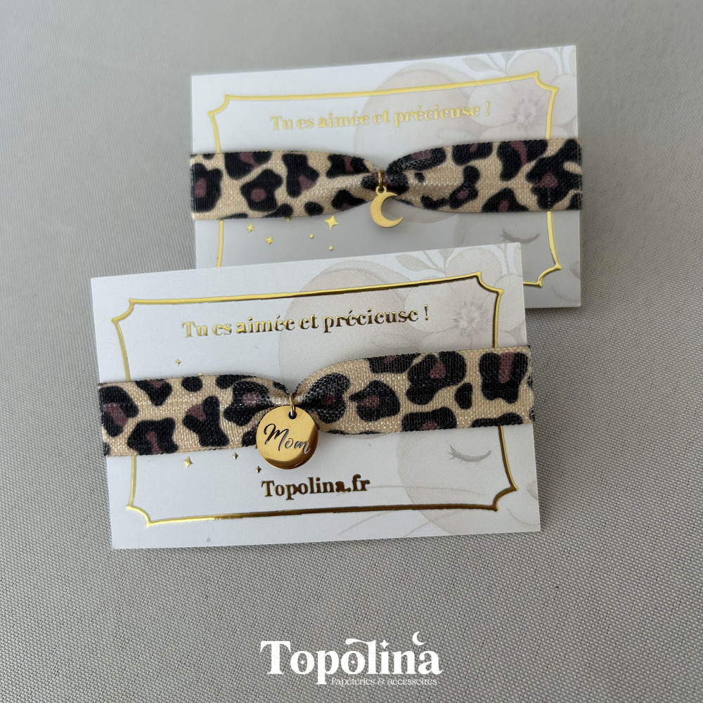 ★ Bracelet Léopard / Charms au choix ( Edition limitée)