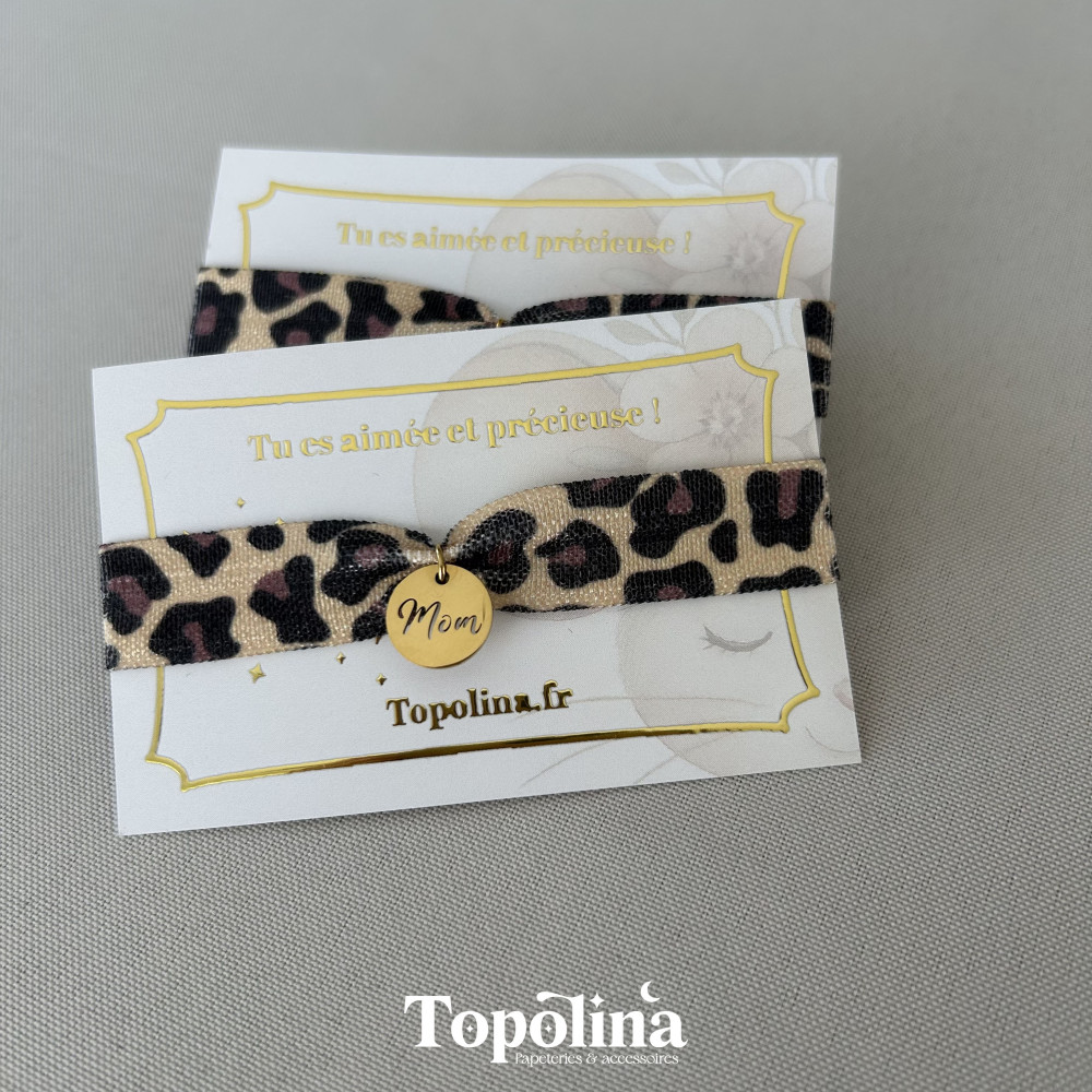 ★ Bracelet Léopard / Charms au choix ( Edition limitée)