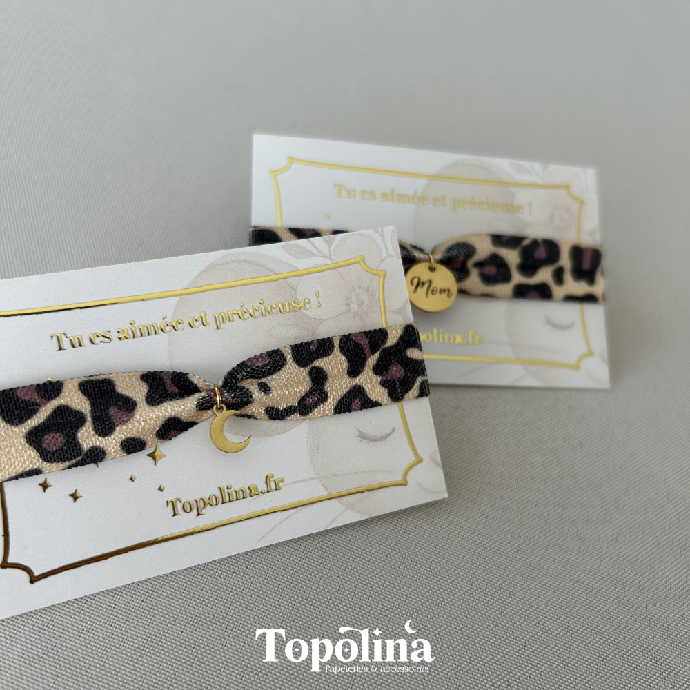 ★ Bracelet Léopard / Charms au choix ( Edition limitée)