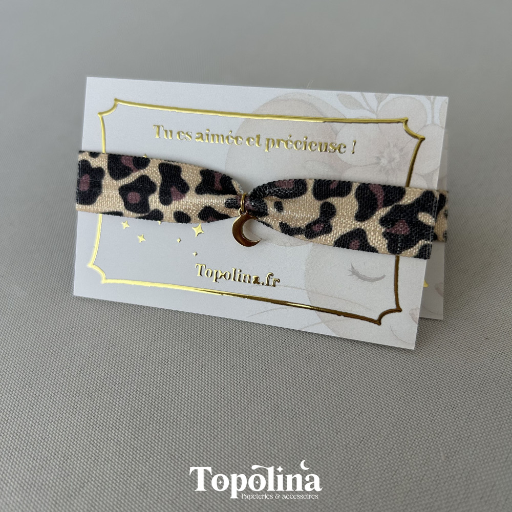 ★ Bracelet Léopard / Charms au choix ( Edition limitée)