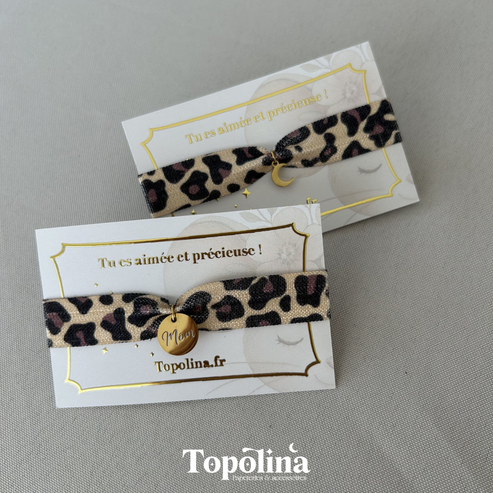 ★ Bracelet Léopard / Charms au choix ( Edition limitée)