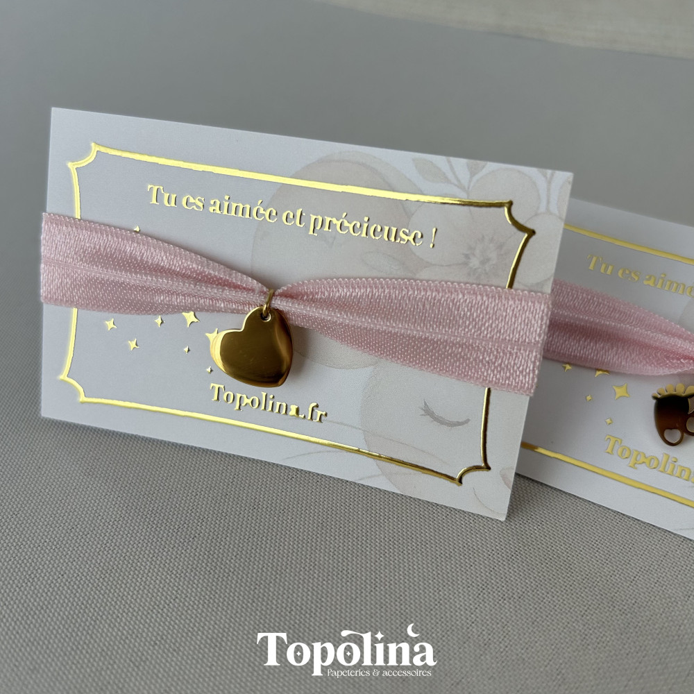 ★ Bracelet : Lait fraise  / Charms au choix