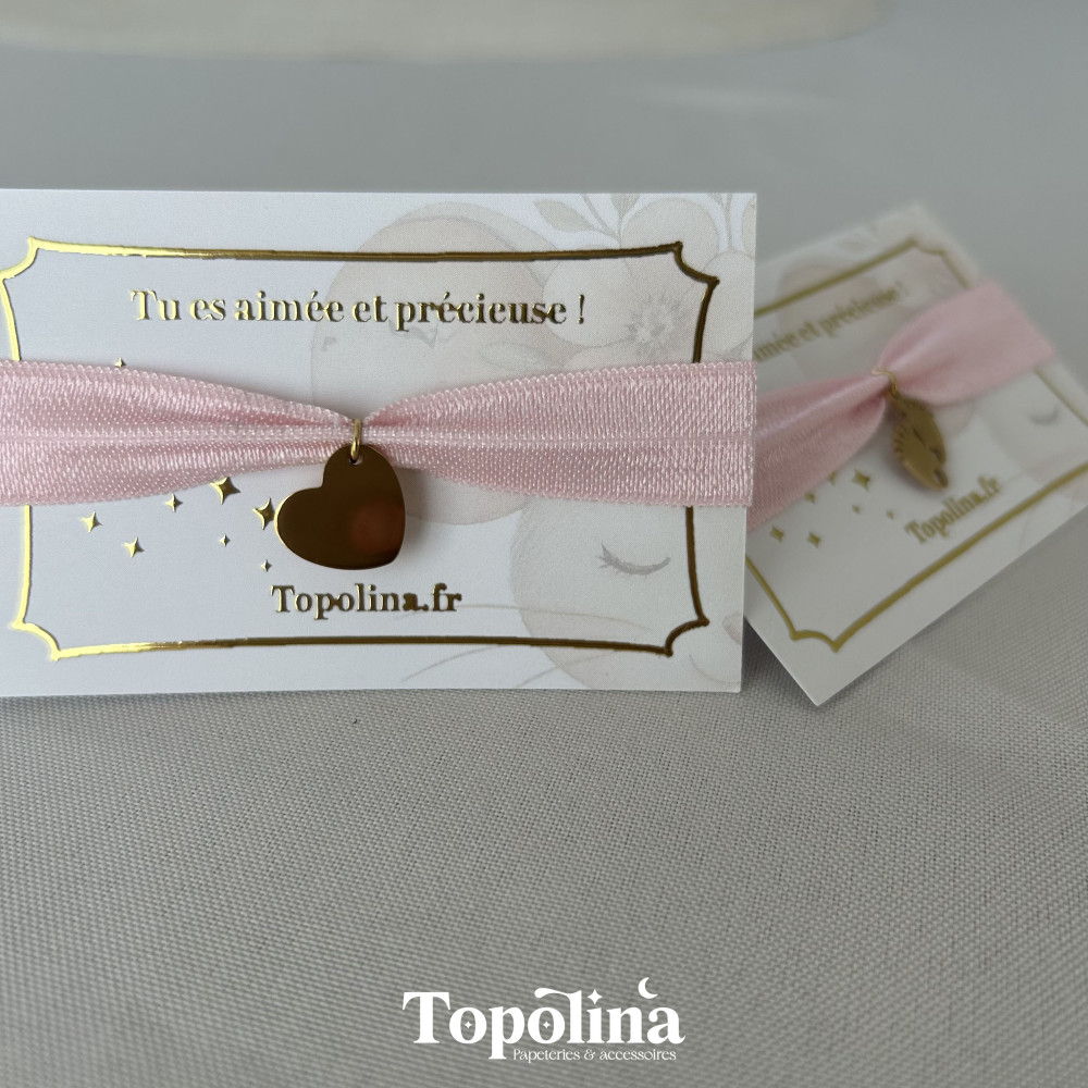 ★ Bracelet : Lait fraise  / Charms au choix