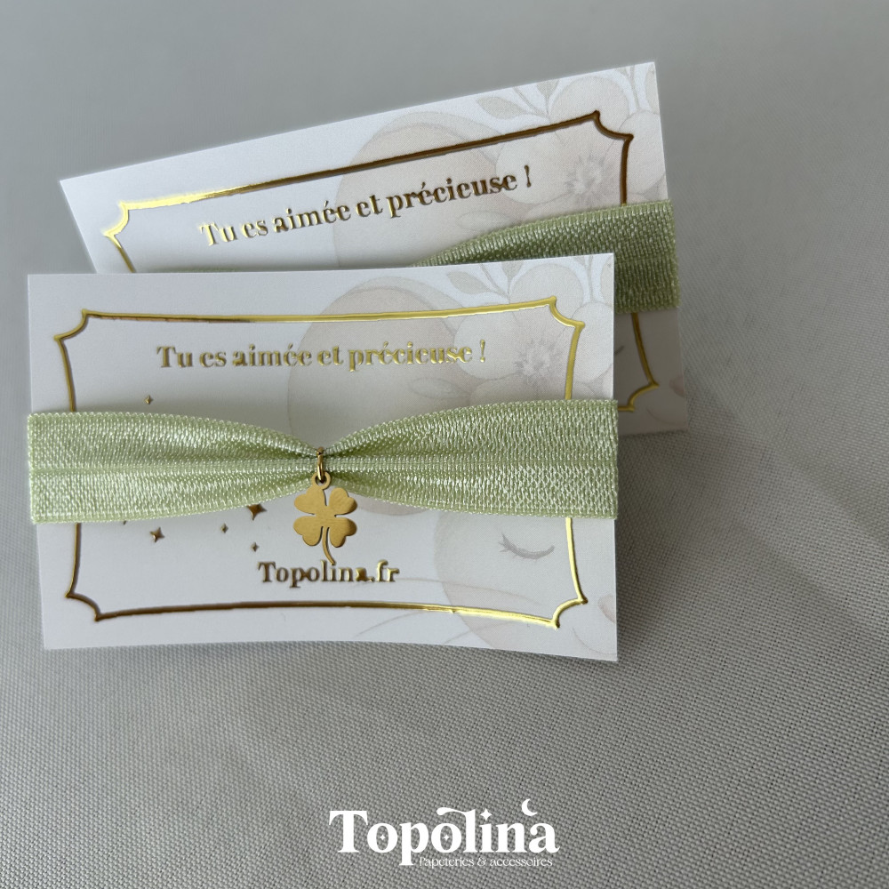  ★ Bracelet : menthe douce / Charms au choix 