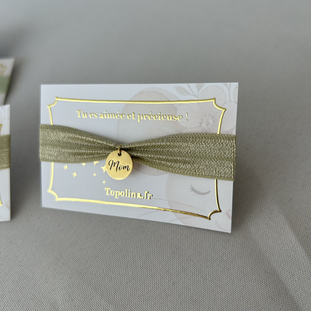  ★ Bracelet : Olive / Charms au choix