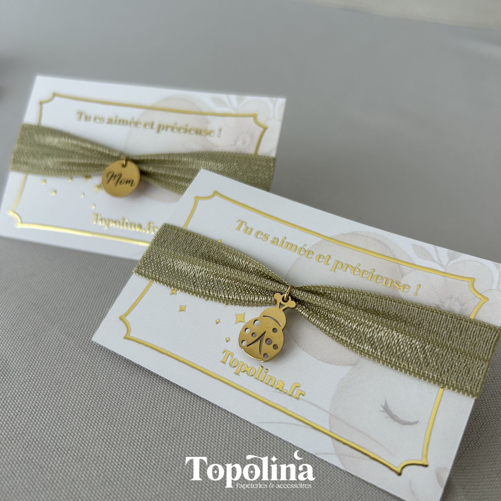  ★ Bracelet : Olive / Charms au choix