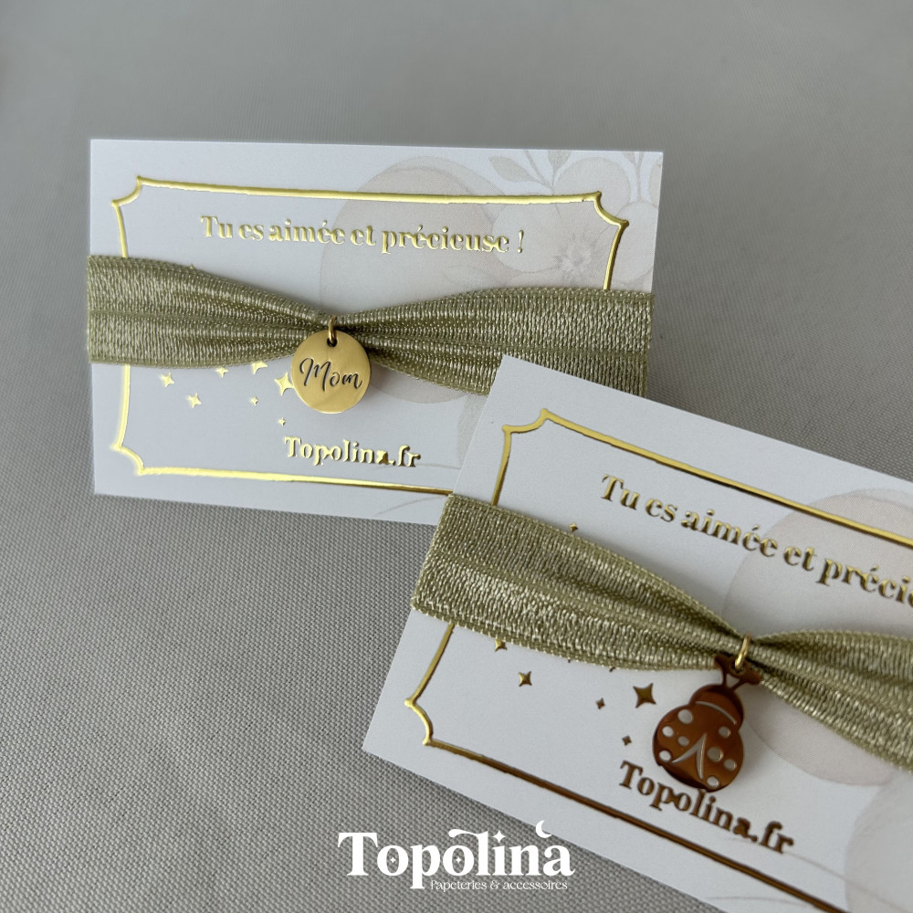  ★ Bracelet : Olive / Charms au choix