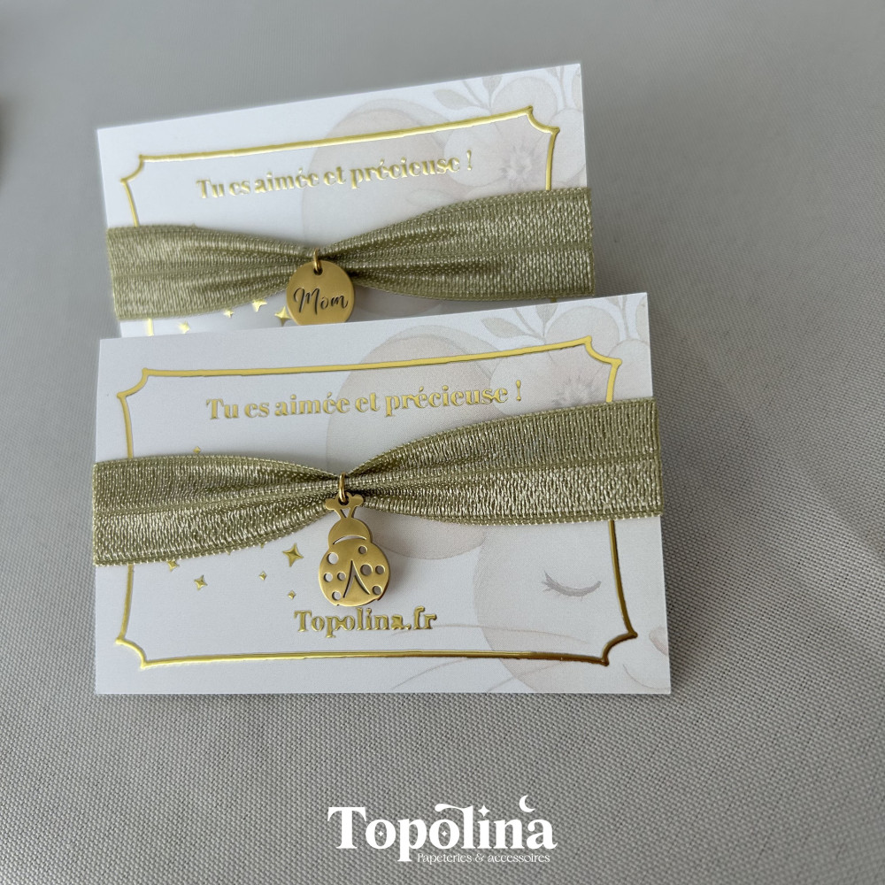  ★ Bracelet : Olive / Charms au choix