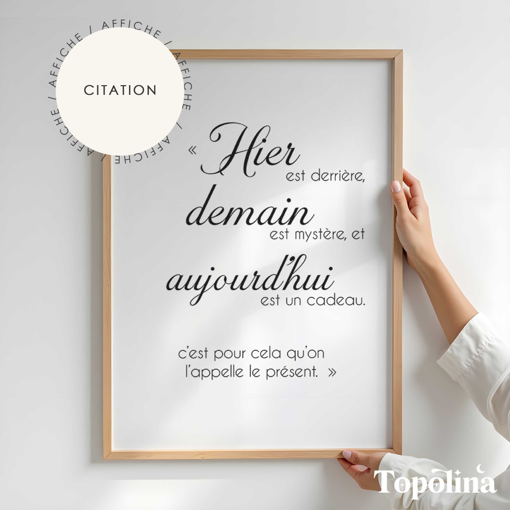 ★ Affiche citation / Inspirée de Kung Fu Panda