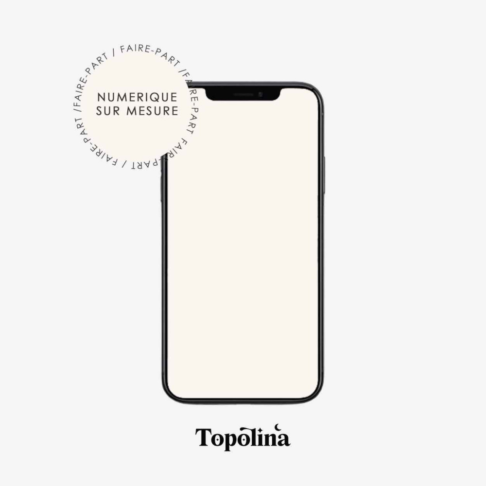 ★ Faire-Part de naissance | Numérique | Sur mesure