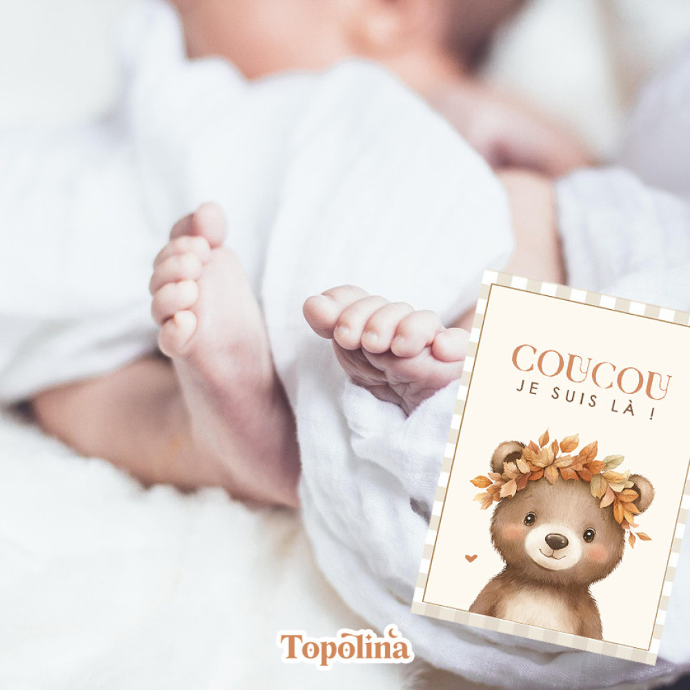 ★ Cartes étapes bébé – 13 cartes illustrées nature pour suivre les premiers mois | Les petits pas de la forêt. 