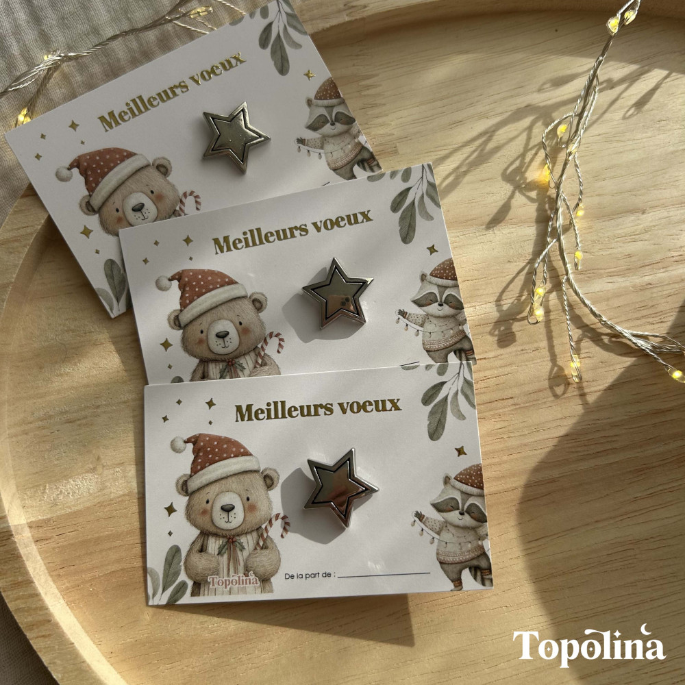 Pin’s argenté – Le petit cadeau qui fait briller !