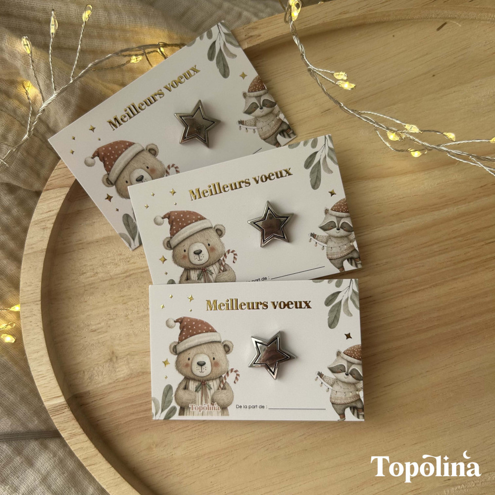 Pin’s argenté – Le petit cadeau qui fait briller !