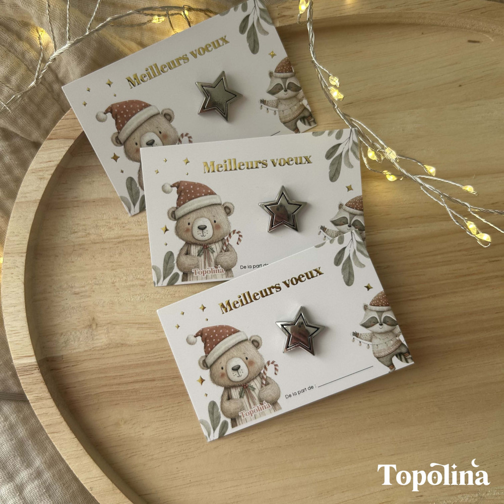 Pin’s argenté – Le petit cadeau qui fait briller !