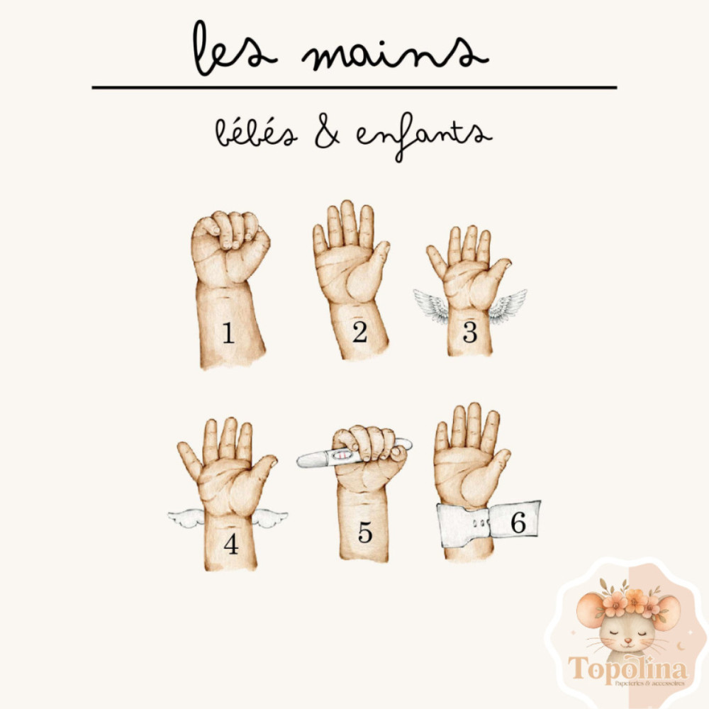 Affiche Souvenir Bébé Ange – Hommage à une Petite Étoile