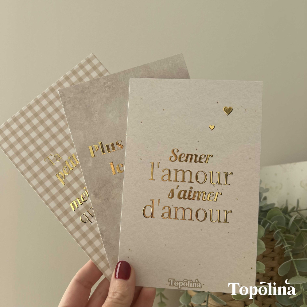 Trio de cartes citations famille – Décoration familiale