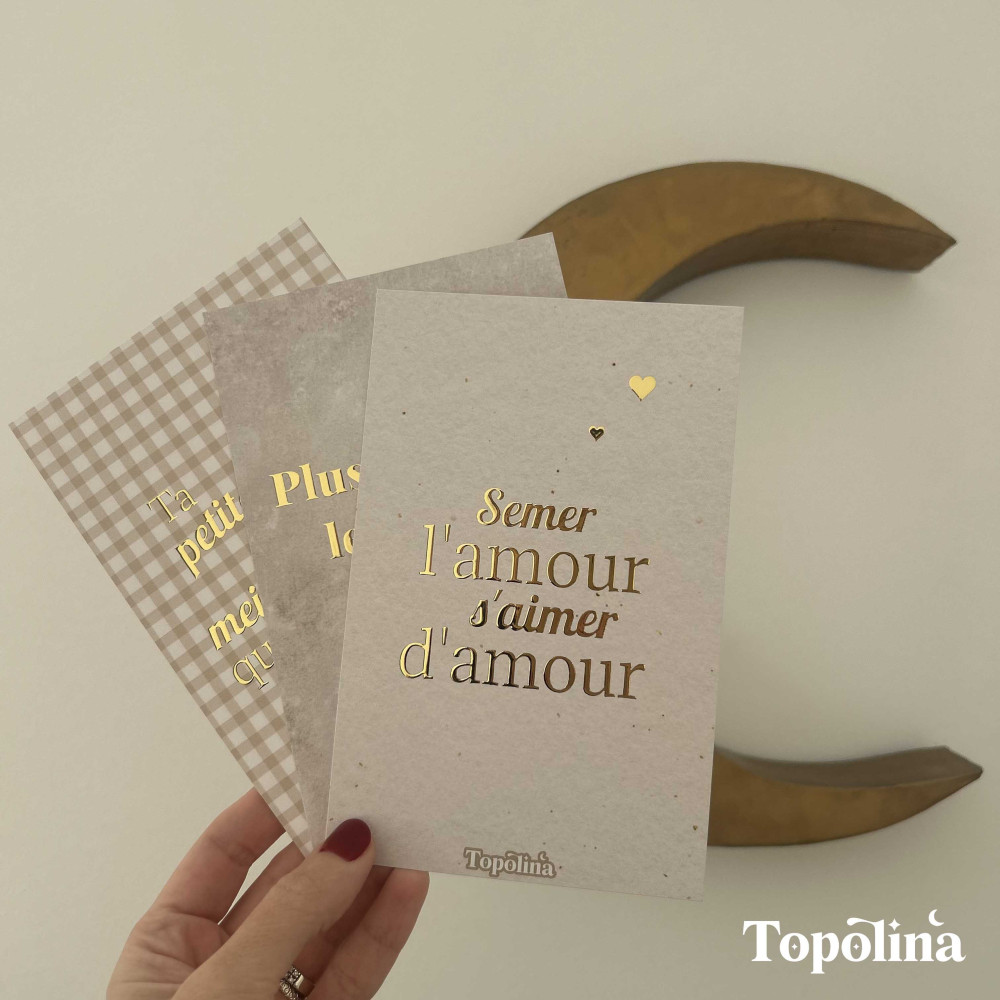 Trio de cartes citations famille – Décoration familiale