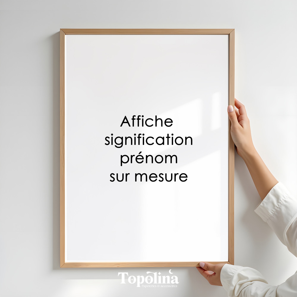 ★ Signification prénom - sur mesure