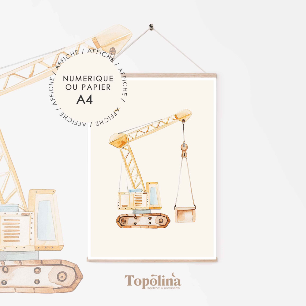 affiche grue mobile