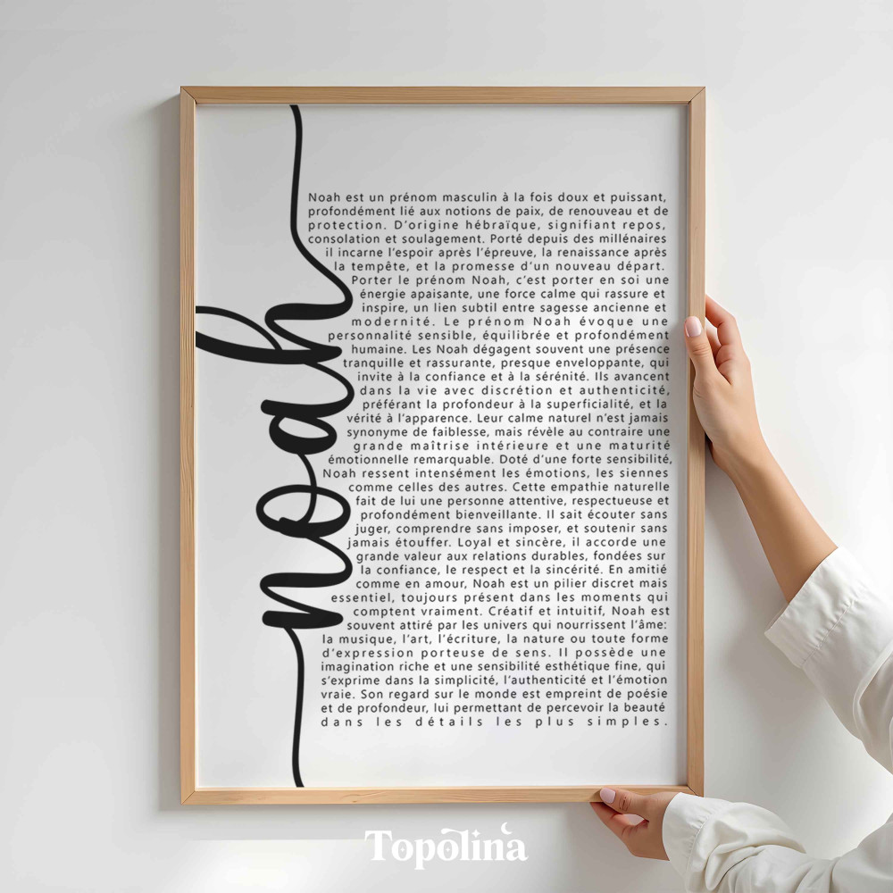 Signification prénom Noah