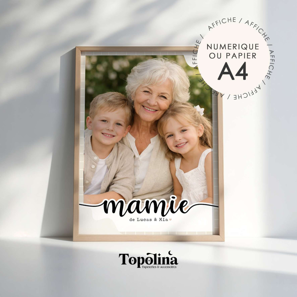 Idée cadeau fête des mamies