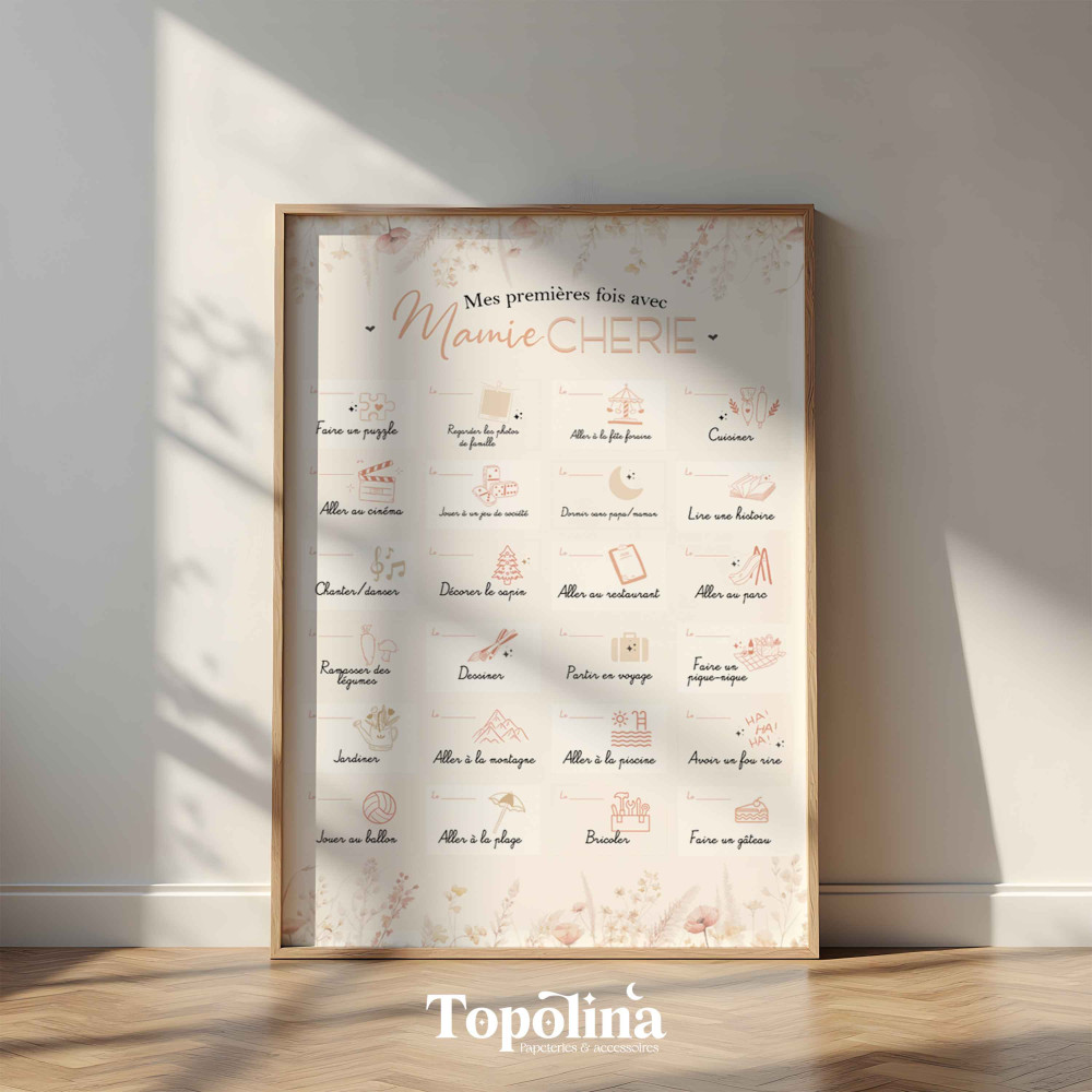 cadeau mamie premiers moments