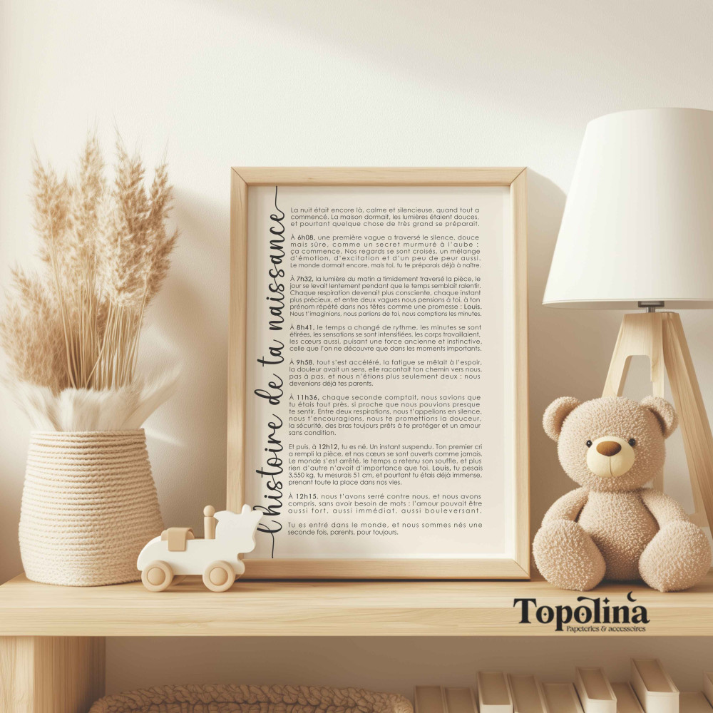 affiche accouchement