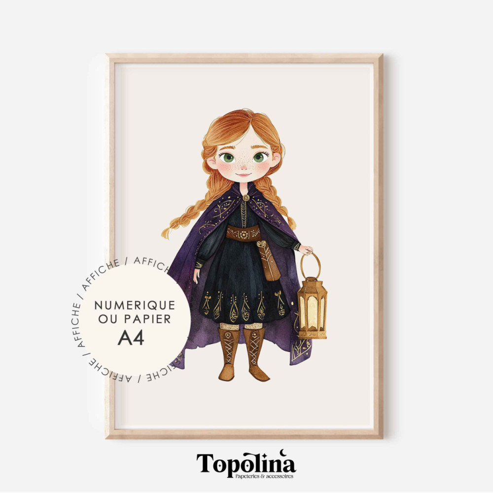 Affiche enfant Anna