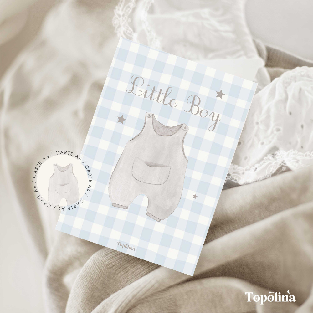 Carte annonce “Little Boy” – Petit garçon