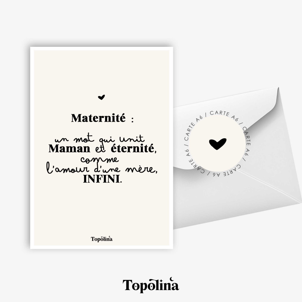 carte famille message